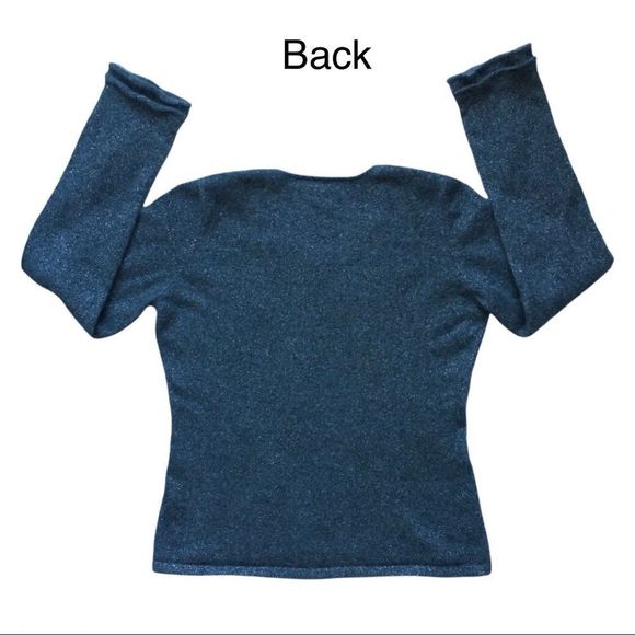 Ann Taylor Gray V-Neck Sweater - Picture 3 of 13